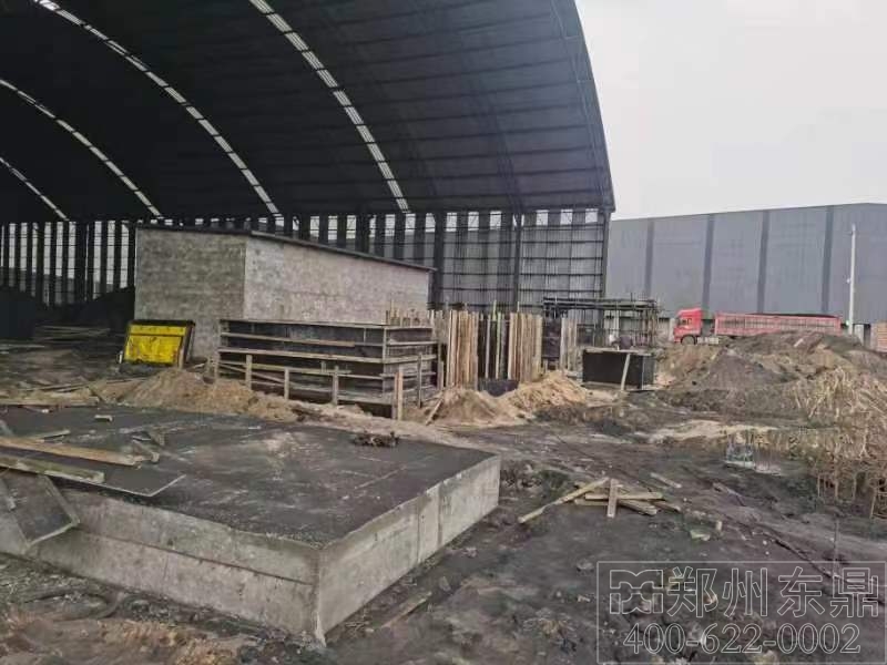 內(nèi)蒙古煤泥烘干機(jī)基礎(chǔ)建設(shè)現(xiàn)場
