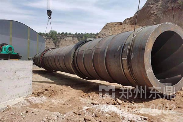 煤泥烘干機設備安裝現場