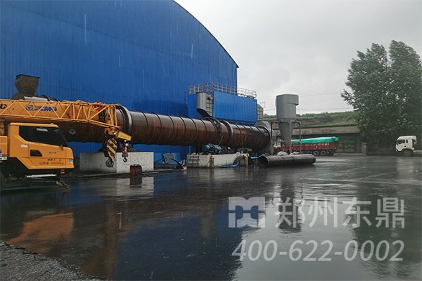山西晉中煤泥烘干機設備安裝現場