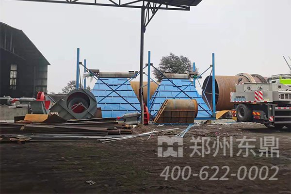 山西宏盛煤泥烘干機(jī)項目安裝現(xiàn)場